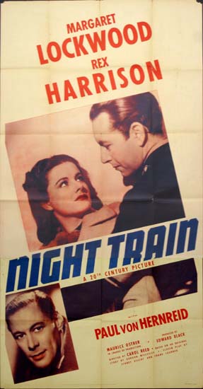Night Train to Munich US Three Sheet movie poster