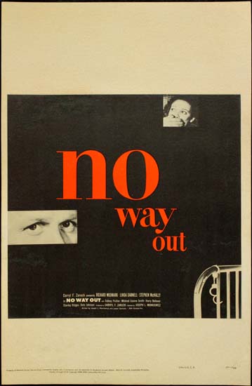 No Way Out US Window Card movie poster