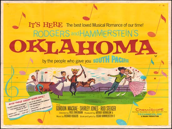 Oklahoma UK Quad movie poster