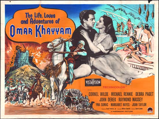 Omar Khayyam UK Quad movie poster