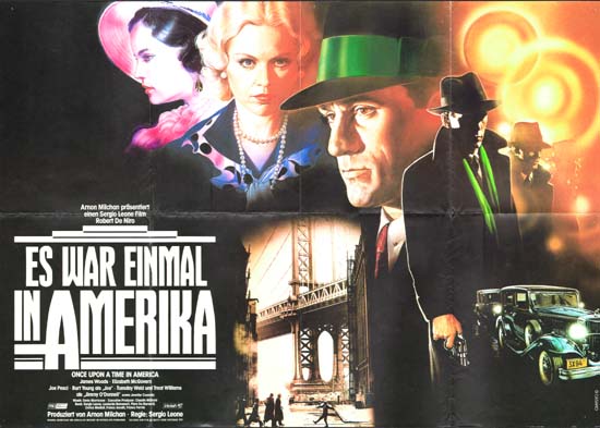 Once Upon a Time in America German A1 movie poster