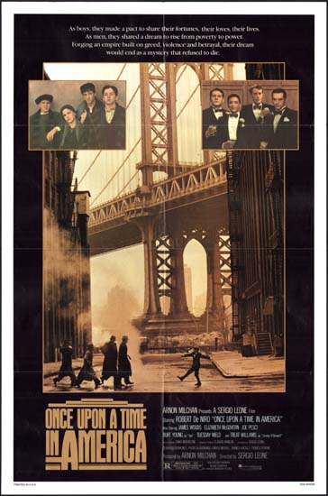 Once Upon a Time in America US One Sheet movie poster