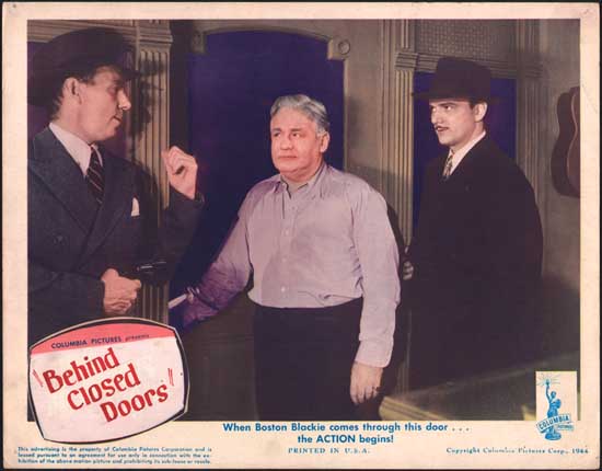 One Mysterious Night [ Behind Closed Doors ] US Lobby Card