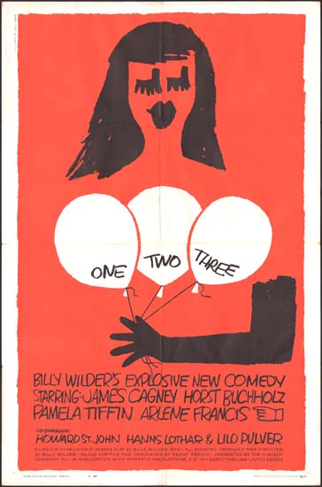 One Two Three US One Sheet movie poster