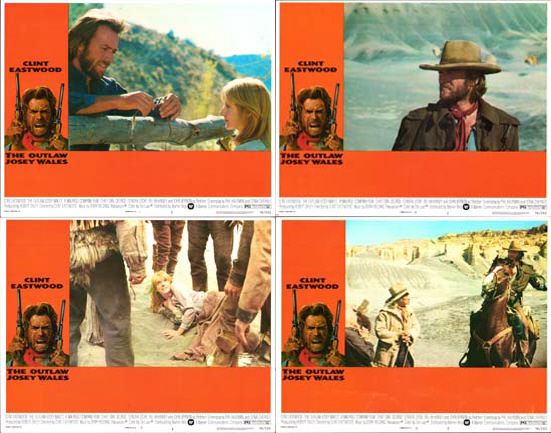 Outlaw Josey Wales, The US Lobby Card Set of 8