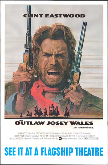 Outlaw Josey Wales, The US Subway One Sheet movie poster