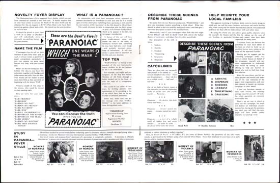 Image 2 of Paranoiac UK Pressbook