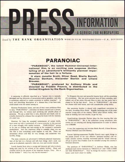 Image 3 of Paranoiac UK Pressbook