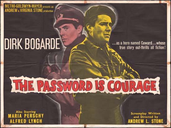 Password is Courage, The UK Quad movie poster