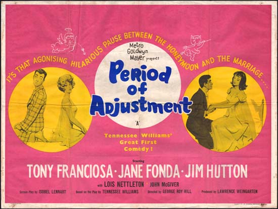 Period of Adjustment UK Quad movie poster