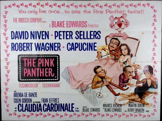 Pink Panther, The UK Quad movie poster