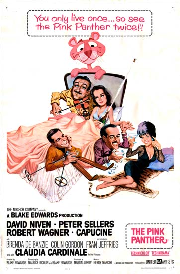 Pink Panther, The US One Sheet movie poster