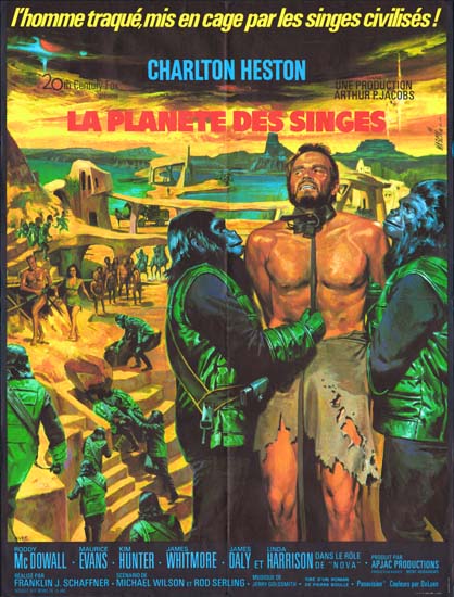 Planet of the Apes French movie poster