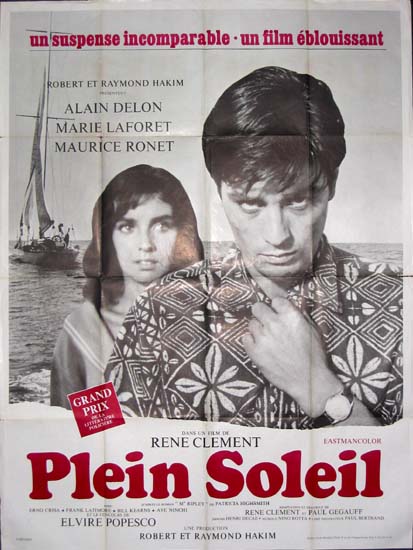 Plein Soleil [ Purple Noon ] French Grande movie poster