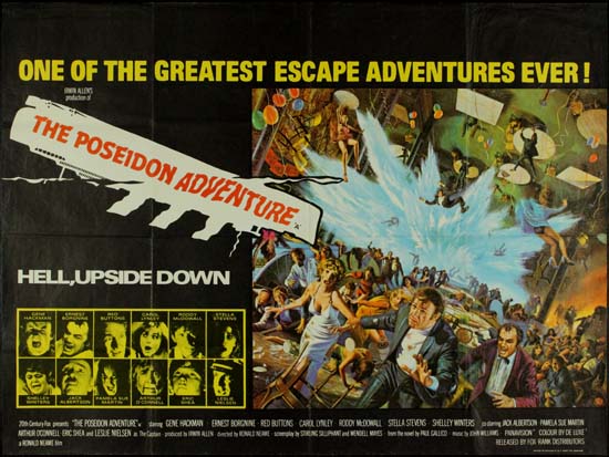 Poseidon Adventure, The UK Quad movie poster