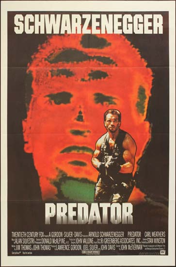 Predator US One Sheet international movie poster
