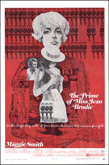 Prime of Miss Jean Brodie, The US One Sheet movie poster