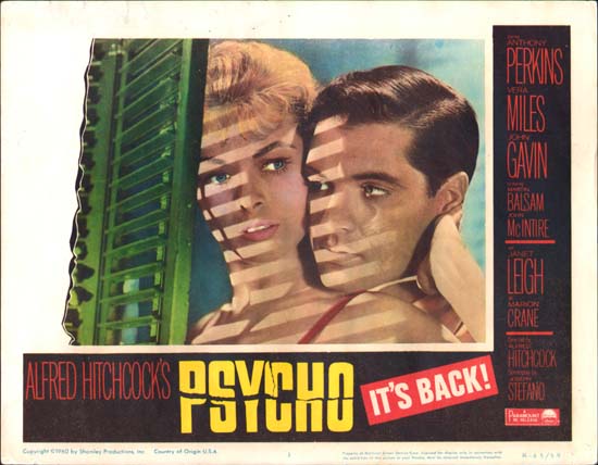 Psycho US Lobby Card number 1