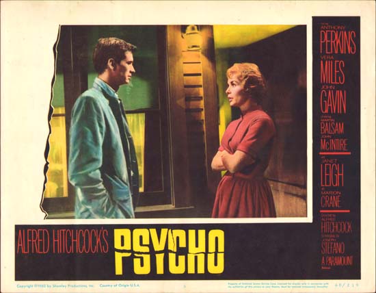 Psycho US Lobby Card number 6