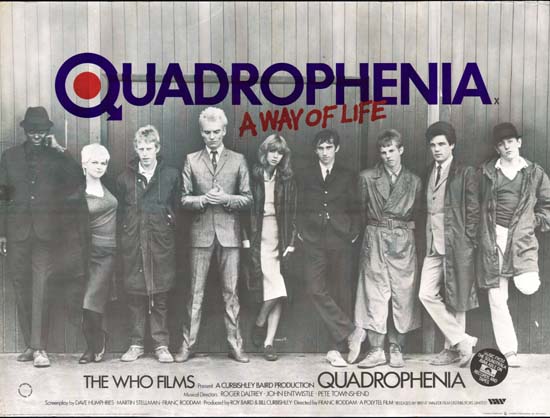Quadrophenia UK Quad movie poster