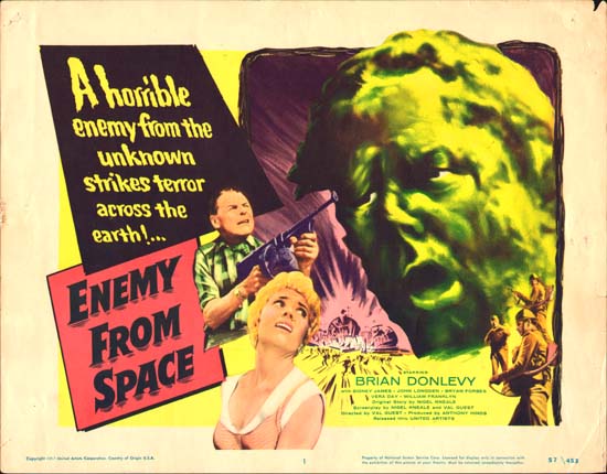 Quatermass II Enemy from Space US Title Lobby Card