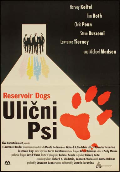 Reservoir Dogs Yugoslavian movie poster