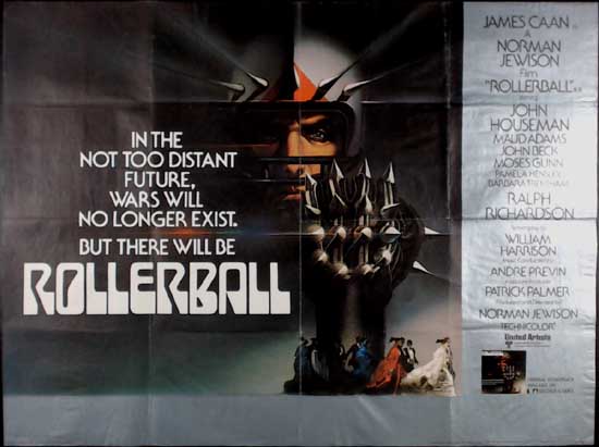 Rollerball UK Quad movie poster