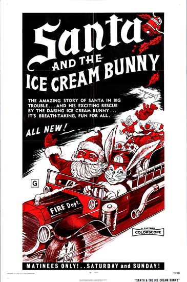 Santa and the Ice Cream Bunny US One Sheet movie poster