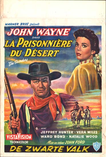 Searchers, The Belgian movie poster