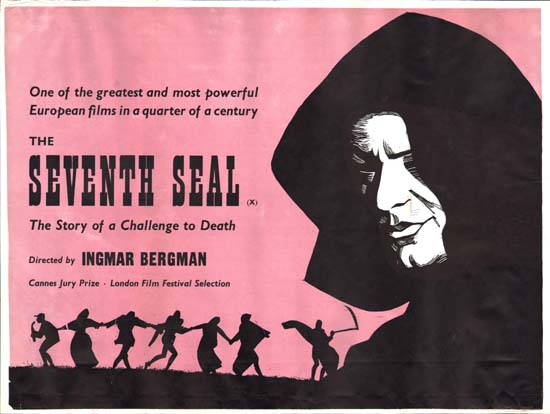 Seventh Seal, The UK Quad movie poster