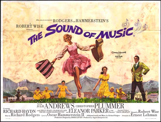 Sound of Music, The UK Quad movie poster