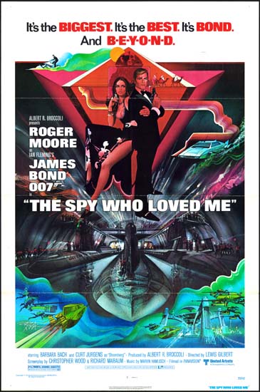 Spy Who Loved Me, The US One Sheet movie poster