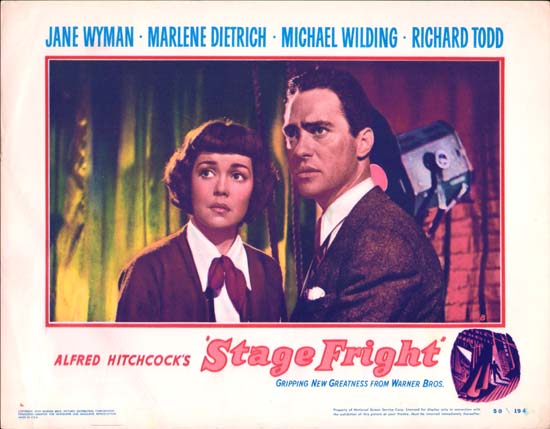 Stage Fright US Lobby Card number 8