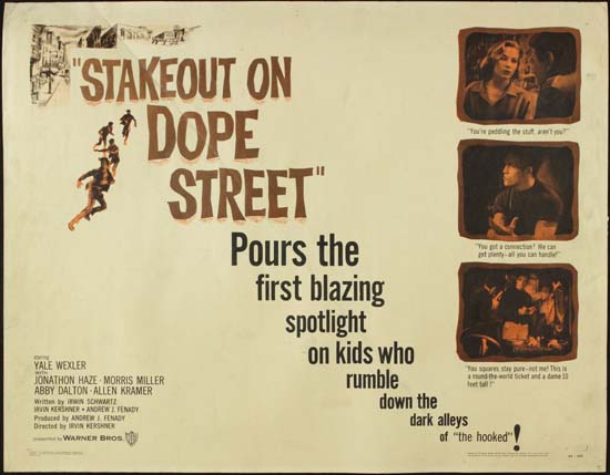 Stakeout on Dope Street US Half Sheet movie poster