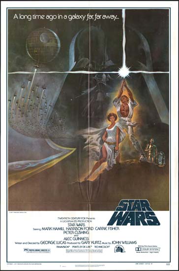 Star Wars US One Sheet style A movie poster