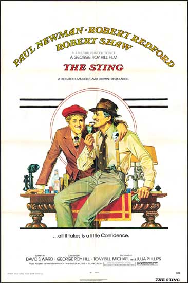 Sting, The US One Sheet movie poster