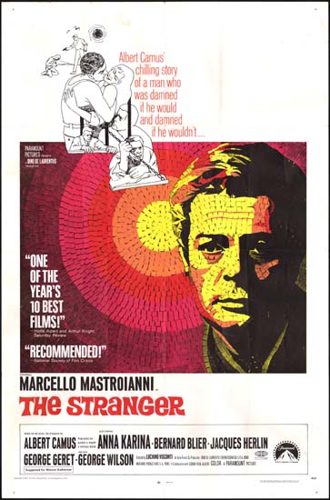 Stranger, The [ Lo Straniero ] US One Sheet movie poster