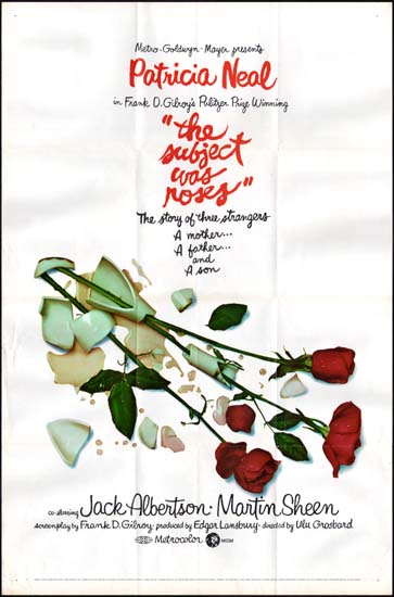 Subject Was Roses, The US One Sheet movie poster