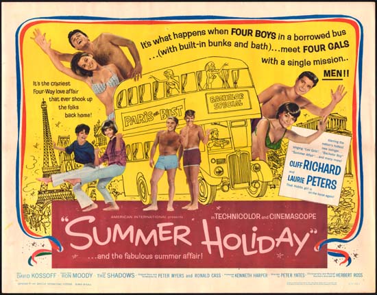 Summer Holiday US Half Sheet movie poster