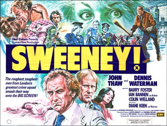 Sweeney! UK Quad movie poster