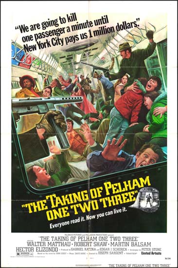 Taking of Pelham One Two Three, The US One Sheet movie poster
