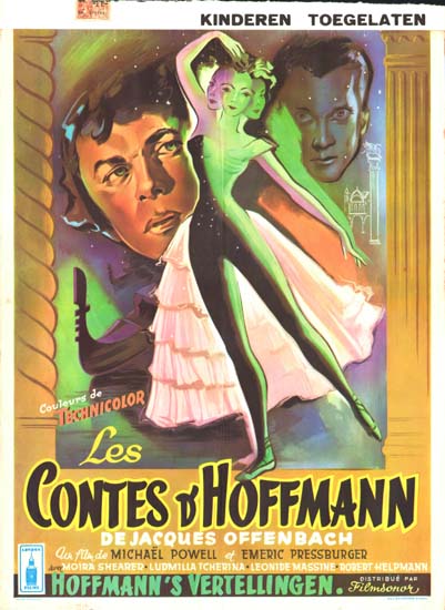 Tales of Hoffmann, The Belgian movie poster