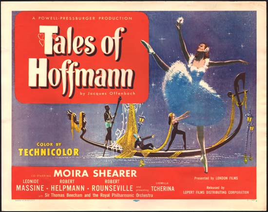 Tales of Hoffmann, The US Half Sheet movie poster