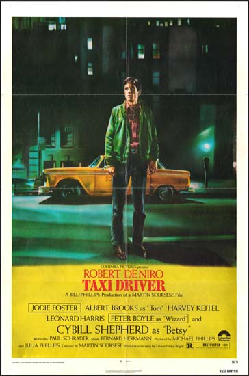 Taxi Driver US One Sheet movie poster