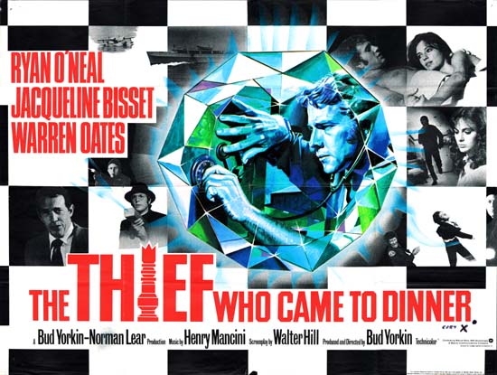 Thief Who Came to Dinner, The UK Quad movie poster