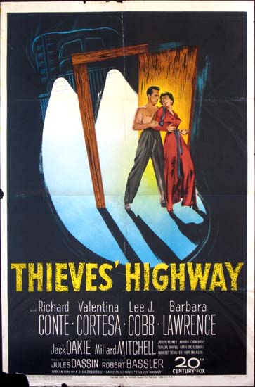Thieves Highway US One Sheet movie poster