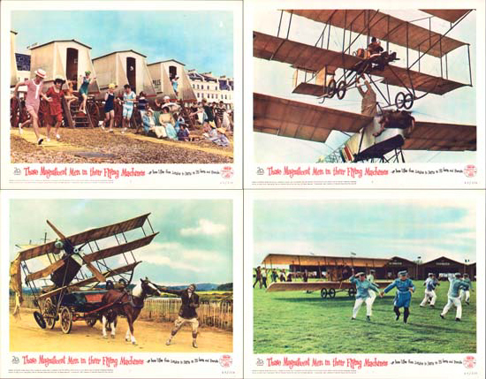 Image 2 of Those Magnificent Men in their Flying Machines US Lobby Card Set of 8