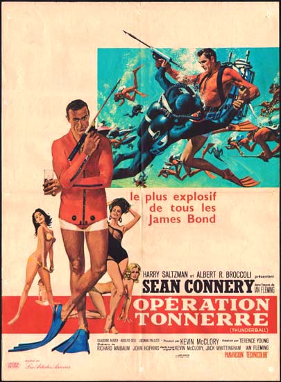 Thunderball French movie poster