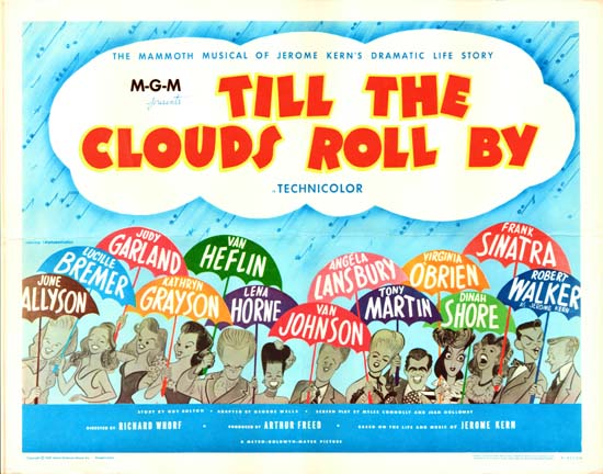 Till The Clouds Roll By US Half Sheet movie poster