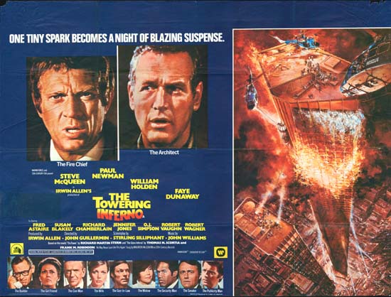 Towering Inferno, The UK Quad movie poster